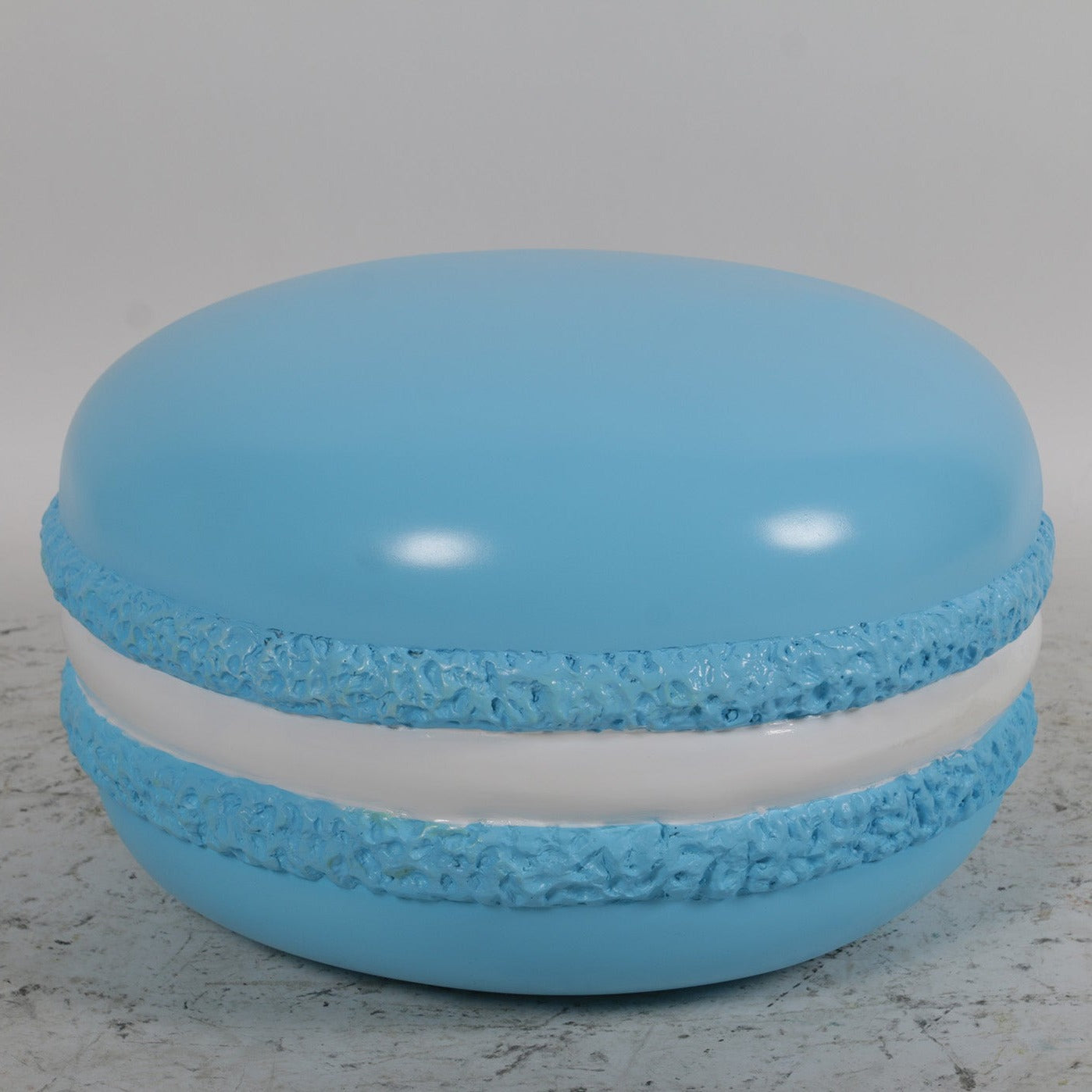 Blue Macaroon Over Sized Statue