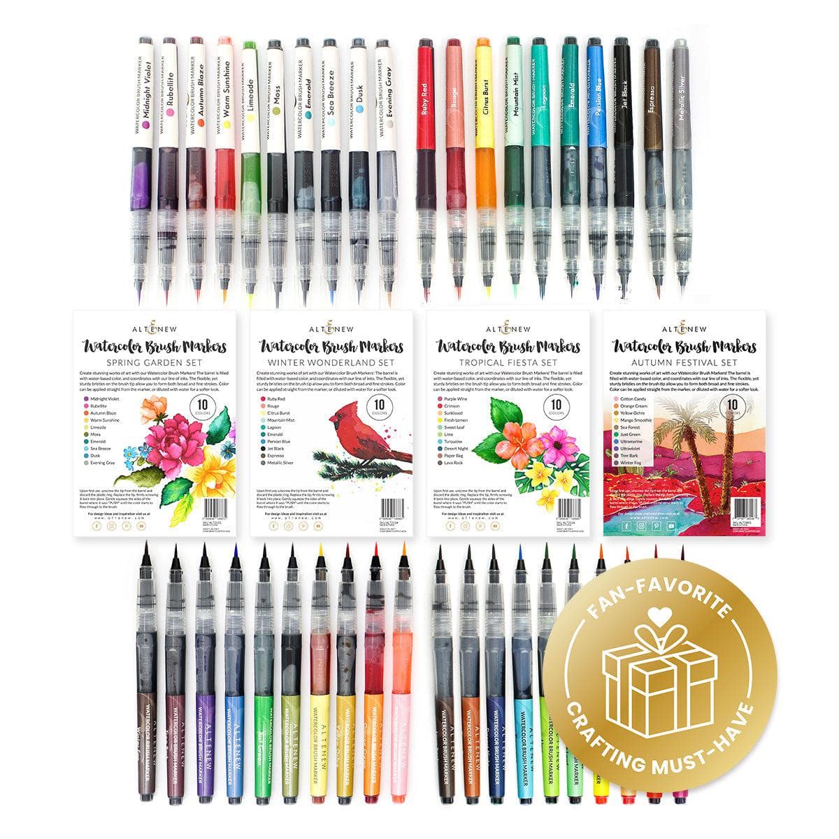 Ultimate Watercolor Brush Markers Bundle