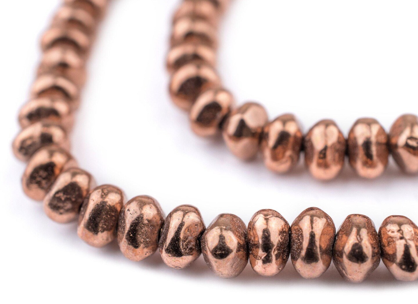 TheBeadChest Copper Nugget Beads (5x7mm)