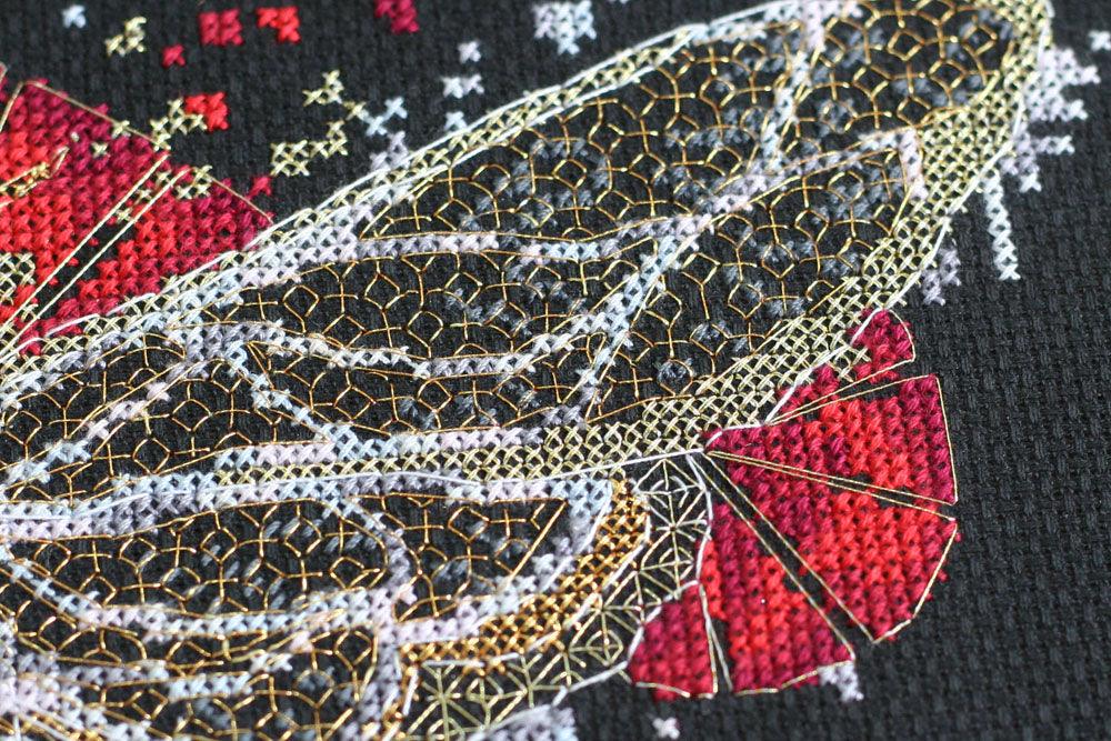 Cross-stitch kit Calyptra