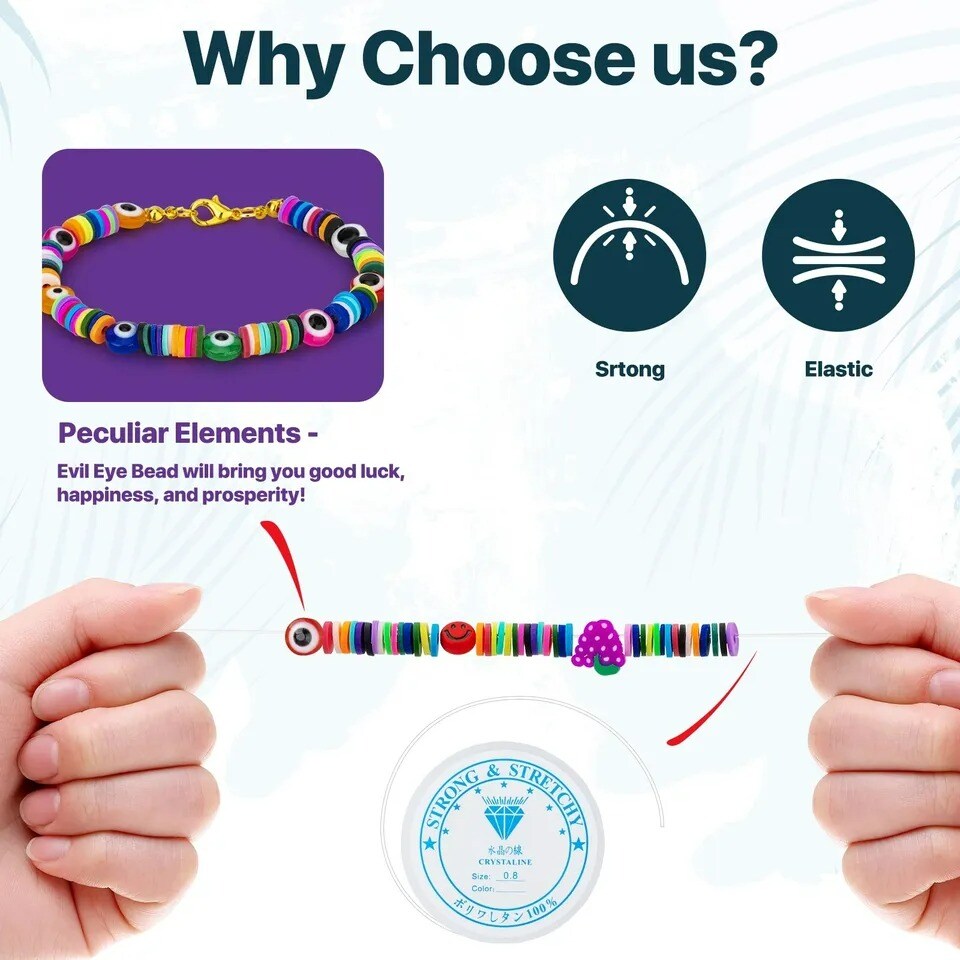 4180Pcs Jewelry Making Kit DIY Sterling Beading Repair Tools Craft Supplies Set