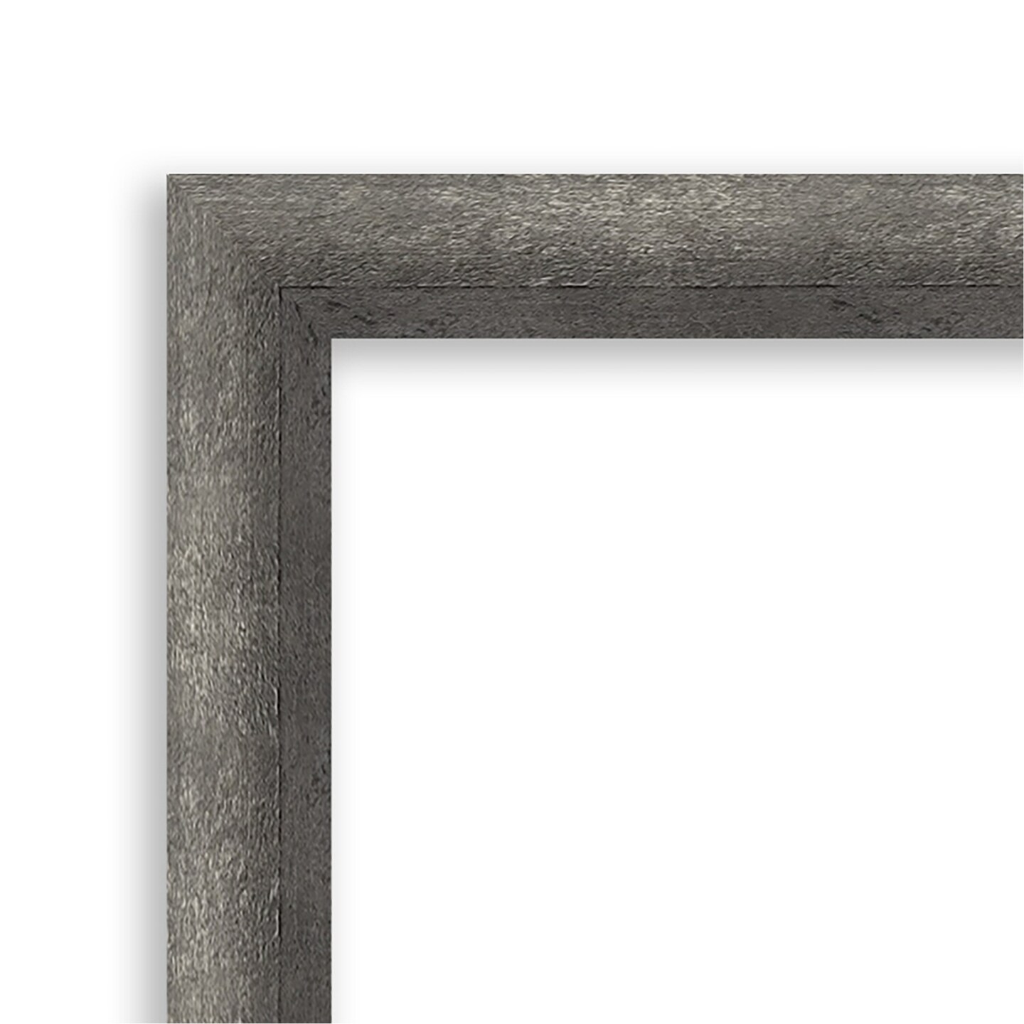 Burnished Concrete Narrow Wood Framed Magnetic Board