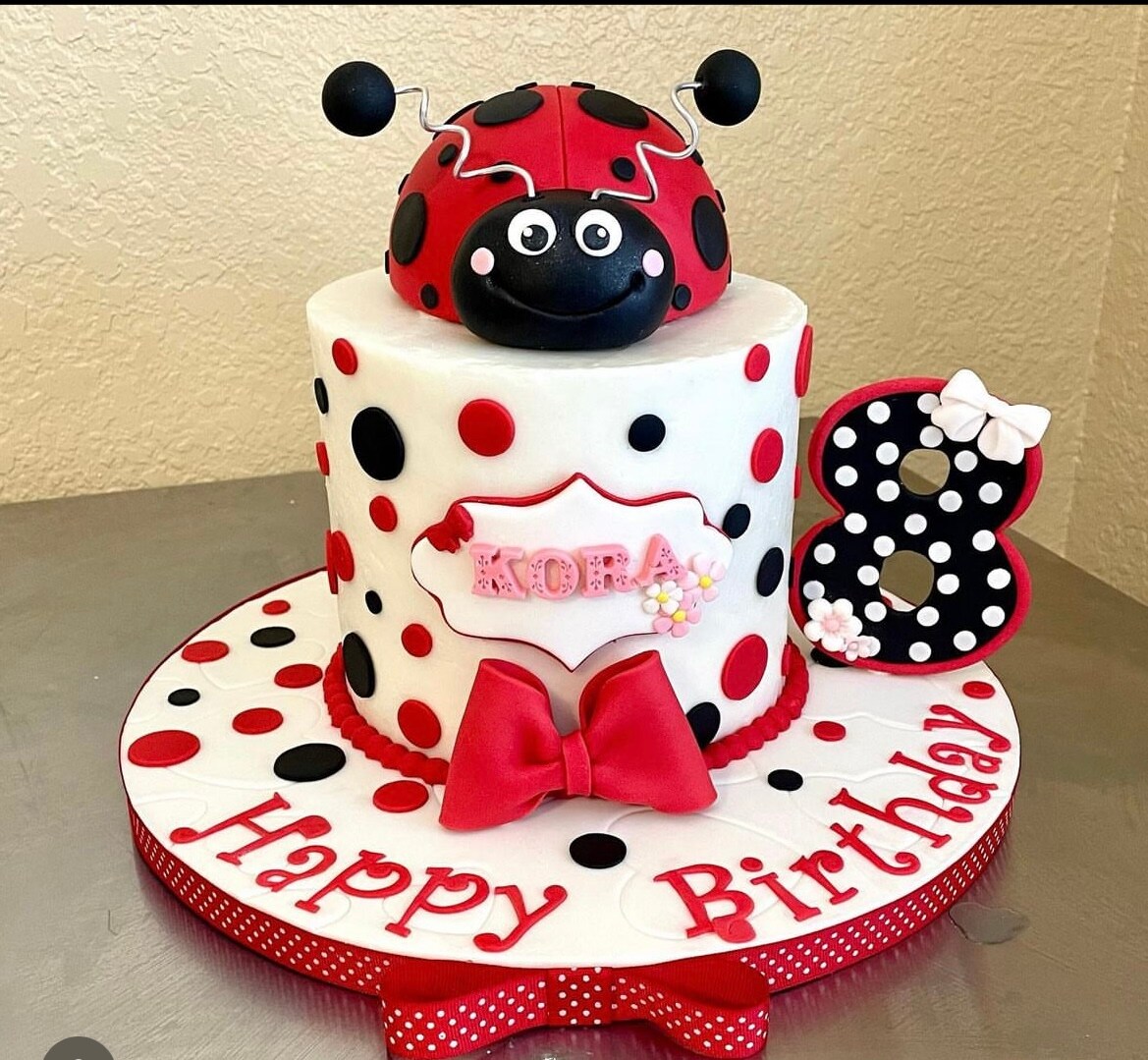 Kitchen Fun With My 3 Sons - LADYBUG CAKE...this is absolutely adorable!!!  Featured on our BEST Cake ideas from The World of Cake! What do you think?  http://kitchenfunwithmy3sons.com/2016/04/awesome-cake-ideas.html/ | Facebook