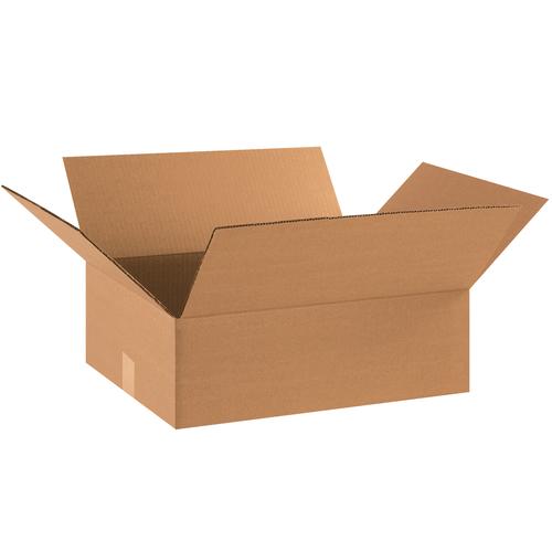 MyBoxSupply 17 x 14 x 5&#x22; Flat Corrugated Boxes, 25 Per Bundle