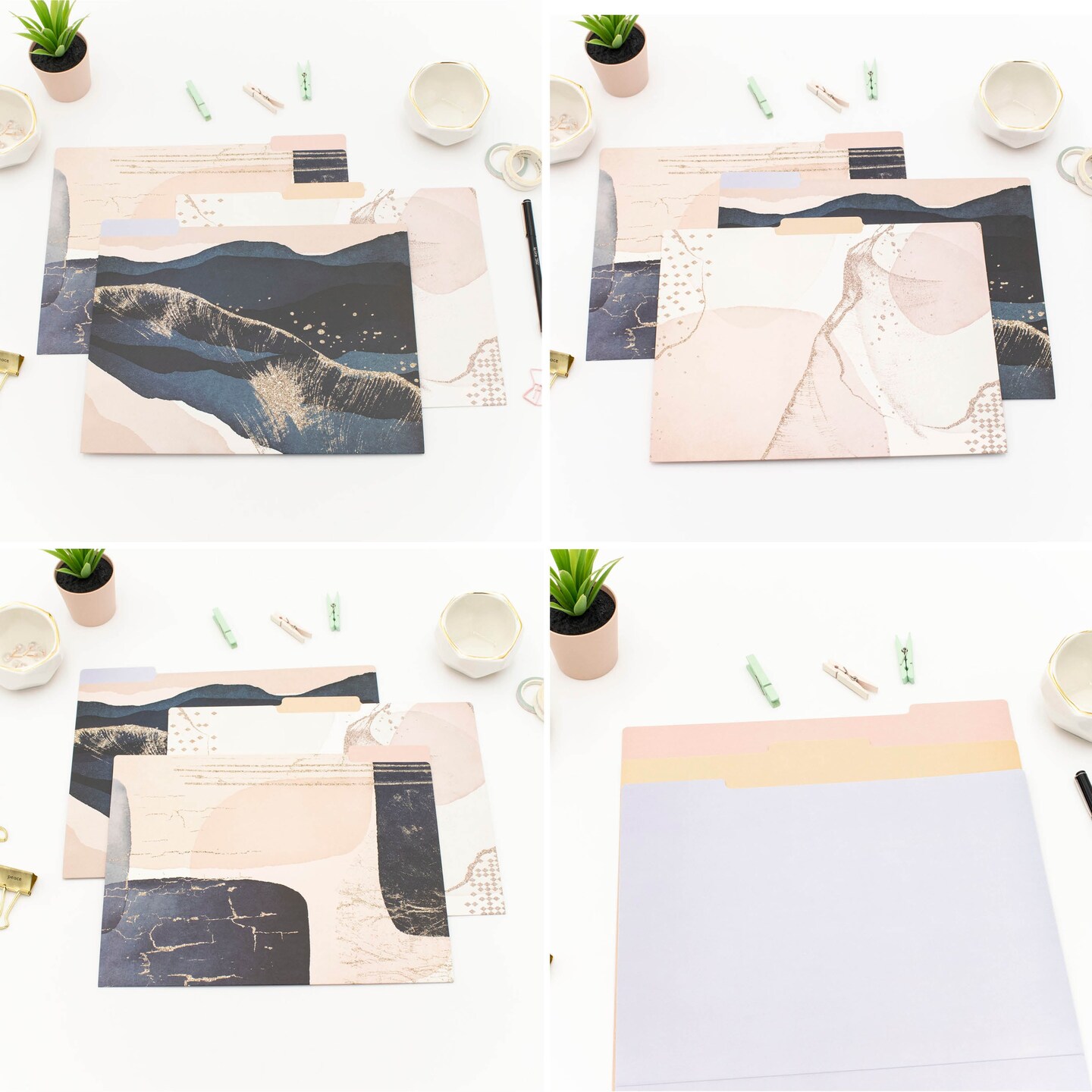 bloom daily planners File Folder Set, Golden Hour