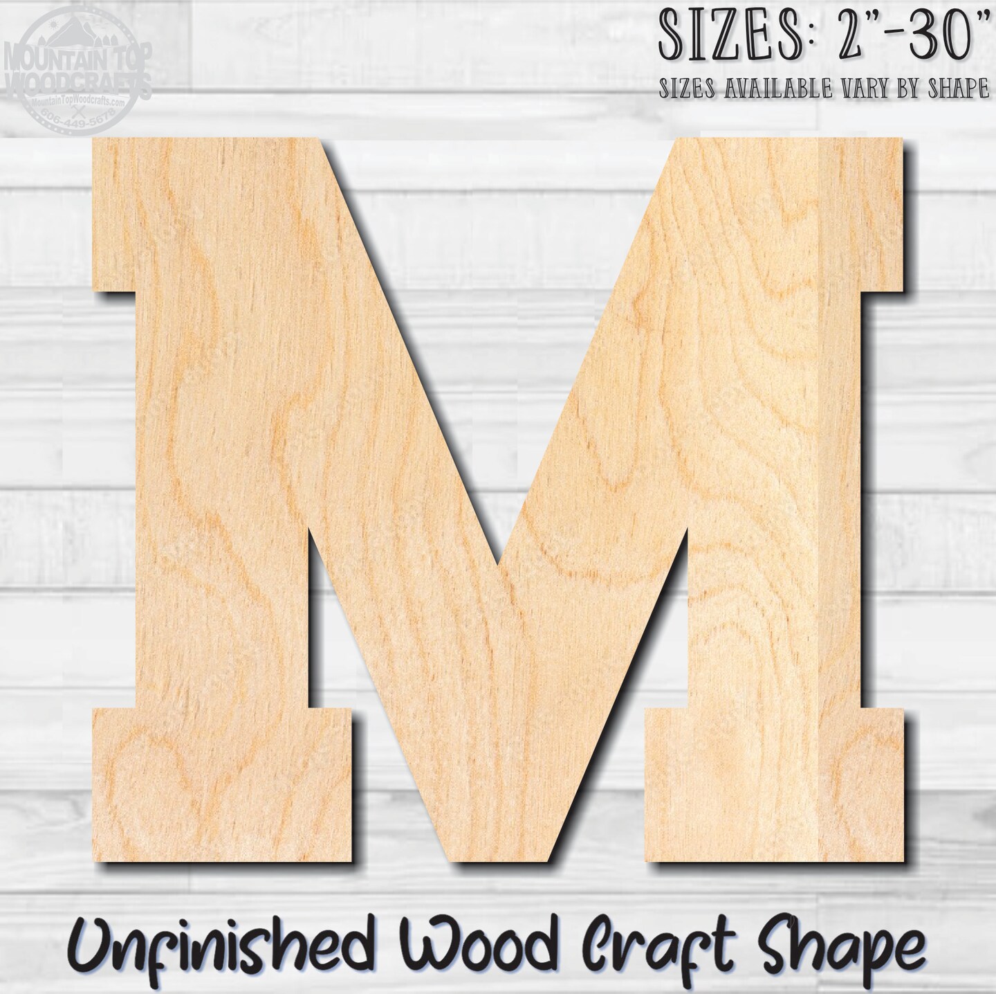 Lowercase Letter J Laser Cut Out Wood Shape Craft Supply