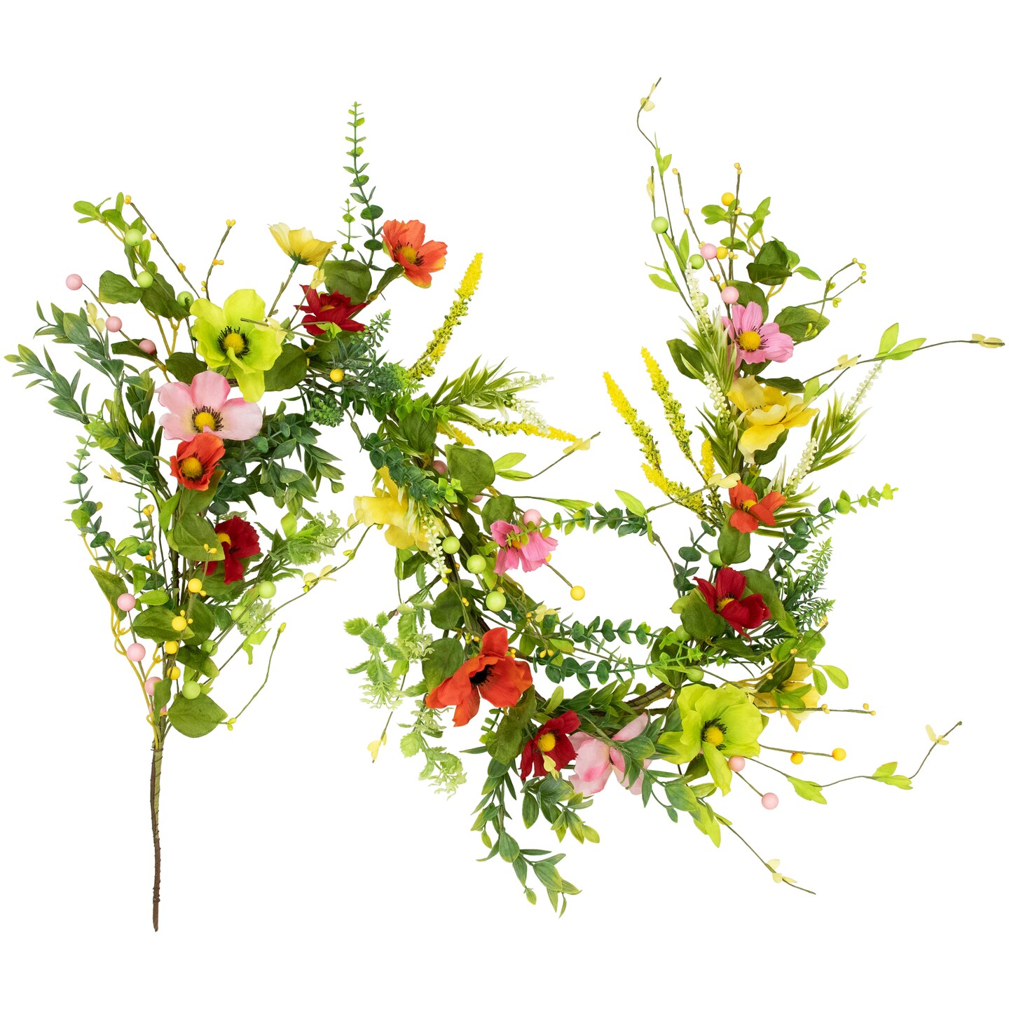 Northlight Poppy and Eucalyptus Garland - Thumbnail 5