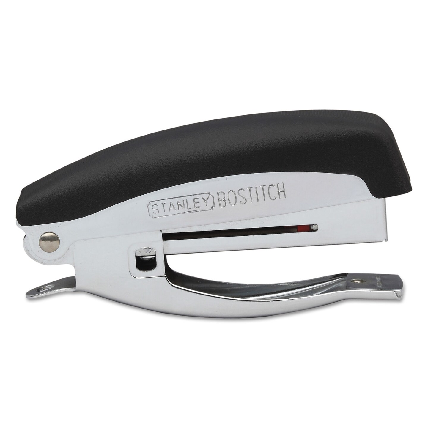 Stanley Bostitch Deluxe Hand-Held Stapler, 20-Sheet Capacity, Black