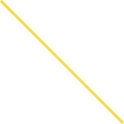 MyBoxSupply 4 x 5/32&#x22; Yellow Paper Twist Ties, 2000 Per Case