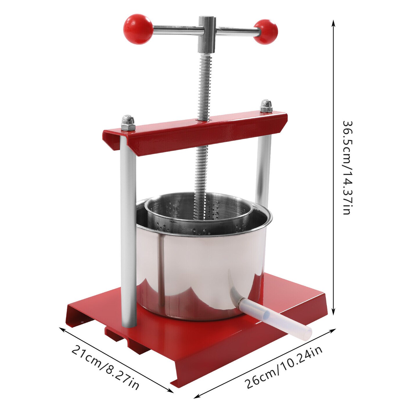 Kitcheniva 3L Fruit Wine Press Juicer Maker