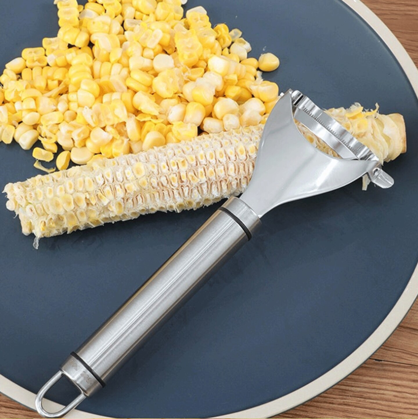 Kitcheniva Stainless Steel Corn Cob Peeler 2x