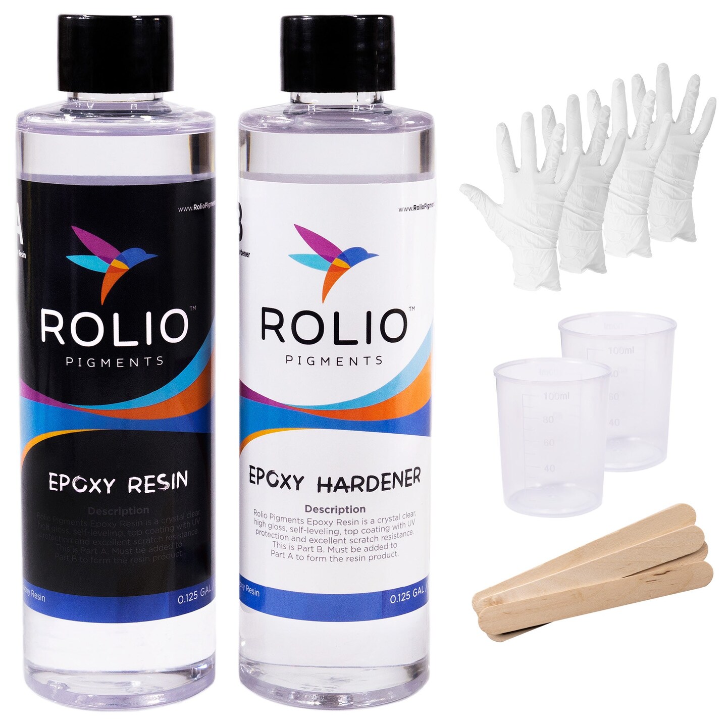 Rolio Epoxy Resin and Hardener 16 oz Kit