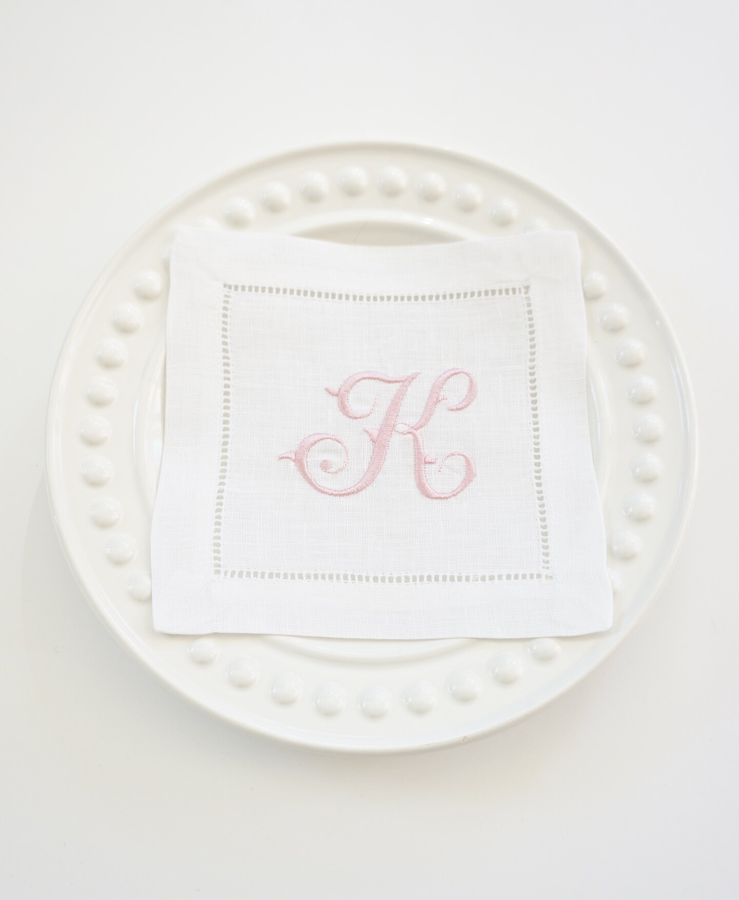 SCRIPT FONT COLLECTION of Monogram Fonts on Embroidered Cloth Dinner ...