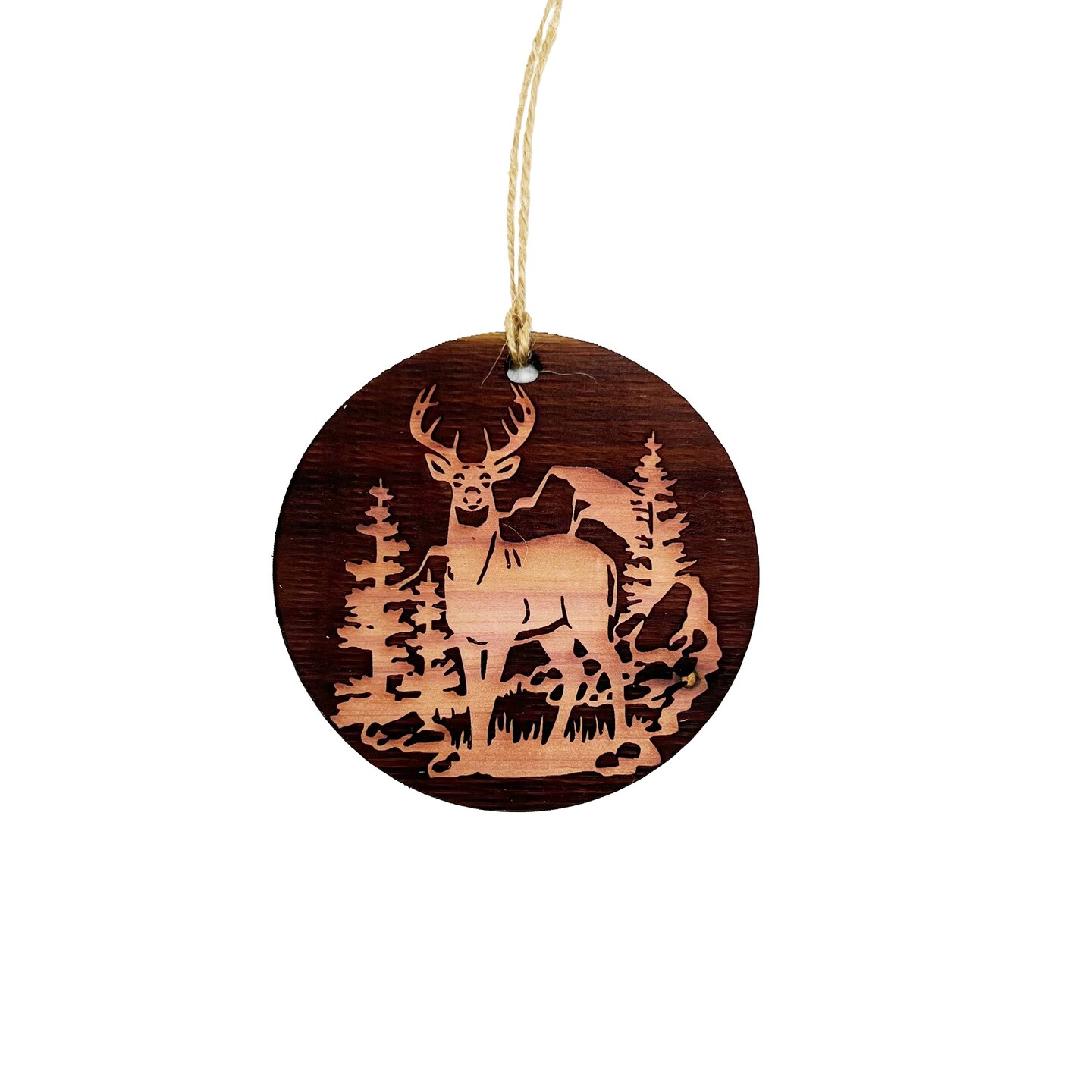 Colorado Deer - Cedar Ornament Colorado Deer - Cedar Ornament
