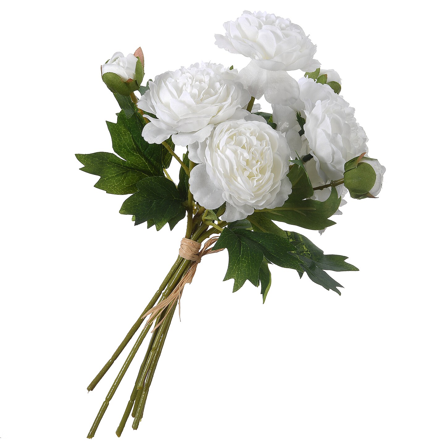 12&#x22; White Peonies Bundle