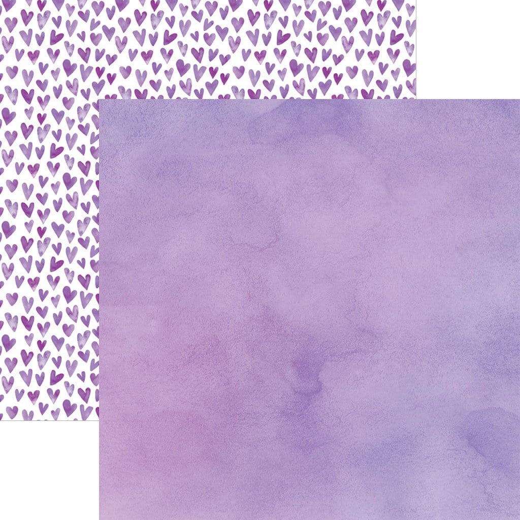 Purple Colorways Pattern 12 x 12 Scrapbook Paper Set