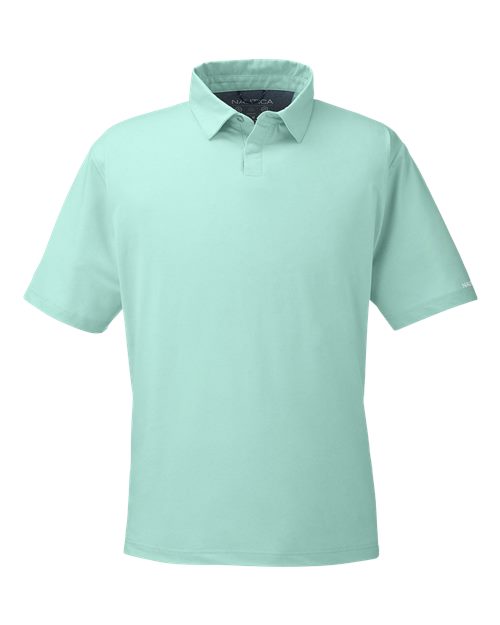 Nautica® - Saltwater Polo Tee for Men, 5.3 oz./yd², 89/11  polyester/spandex single dyed jersey Shirt - N17922, Premium Polo T-Shirt  Crafted for Comfort and Sophistication