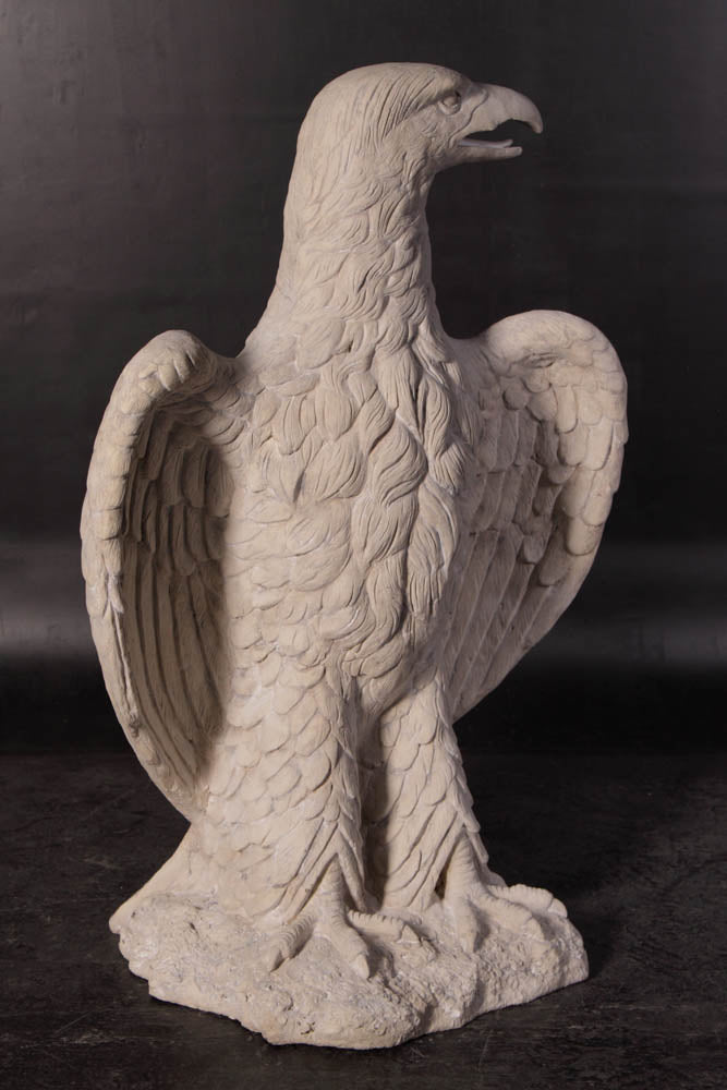 Stone Eagle Statues Set of 2