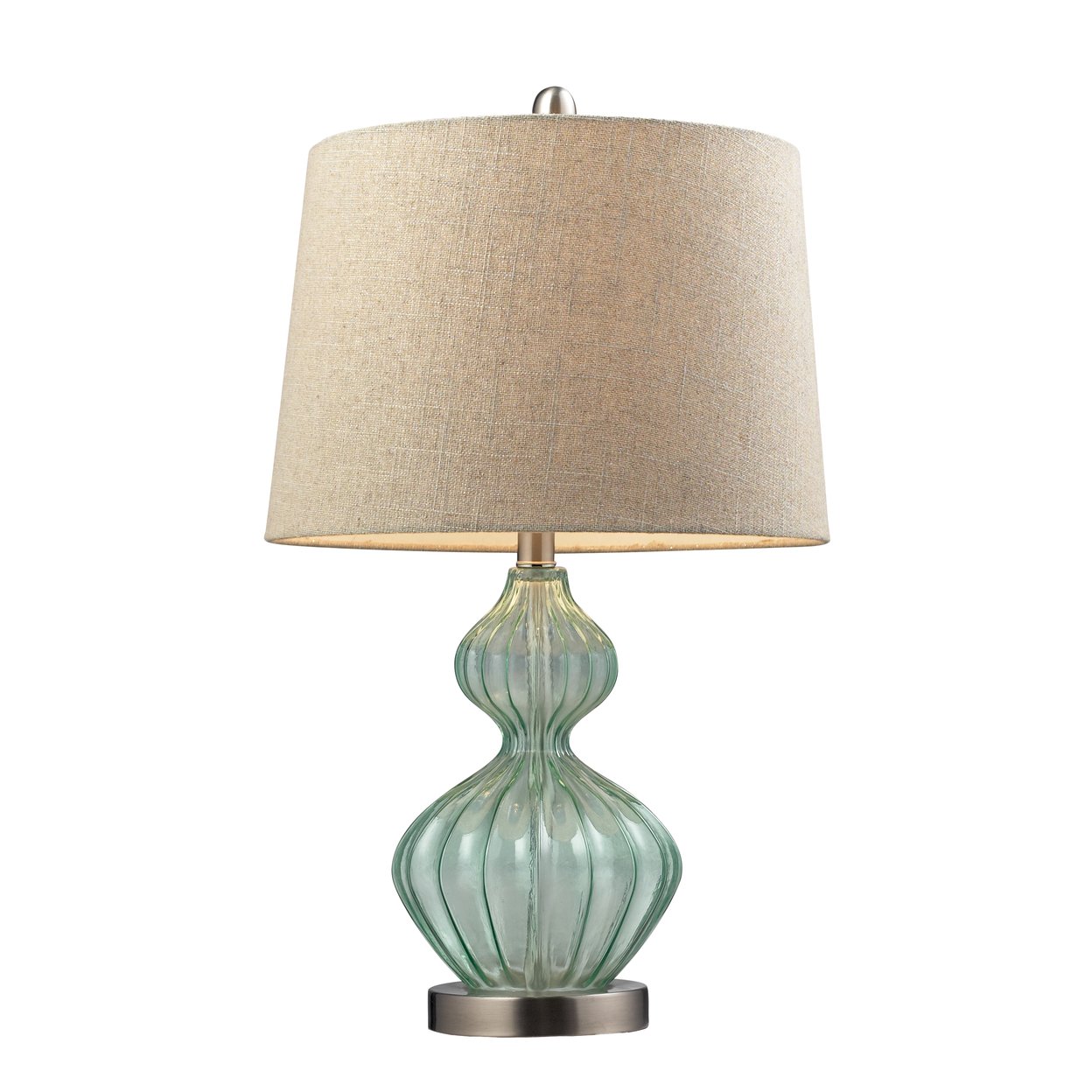 Smoked Glass 25 High 1-Light Table Lamp