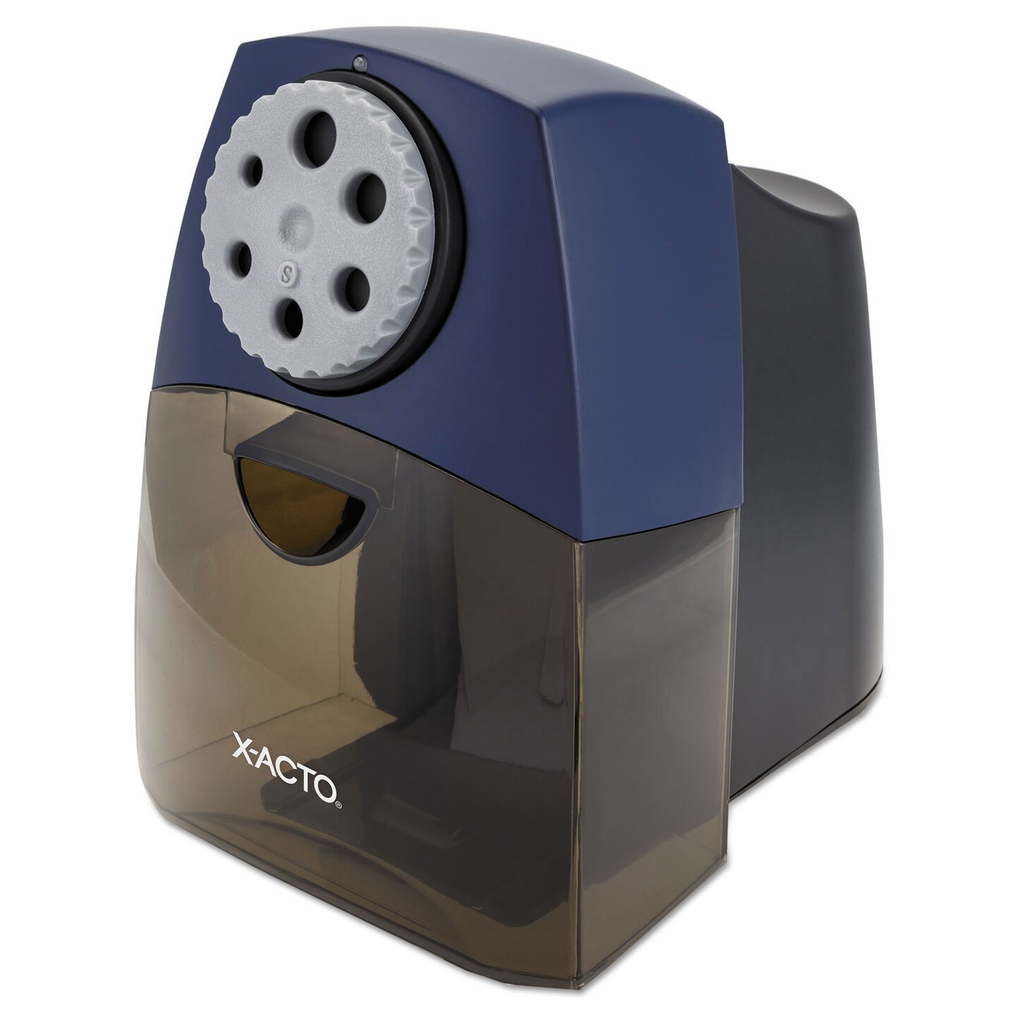 XActo Model 1675 TeacherPro Classroom Electric Pencil Sharpener, ACPowered, 4 x 7.5 x 8, Black