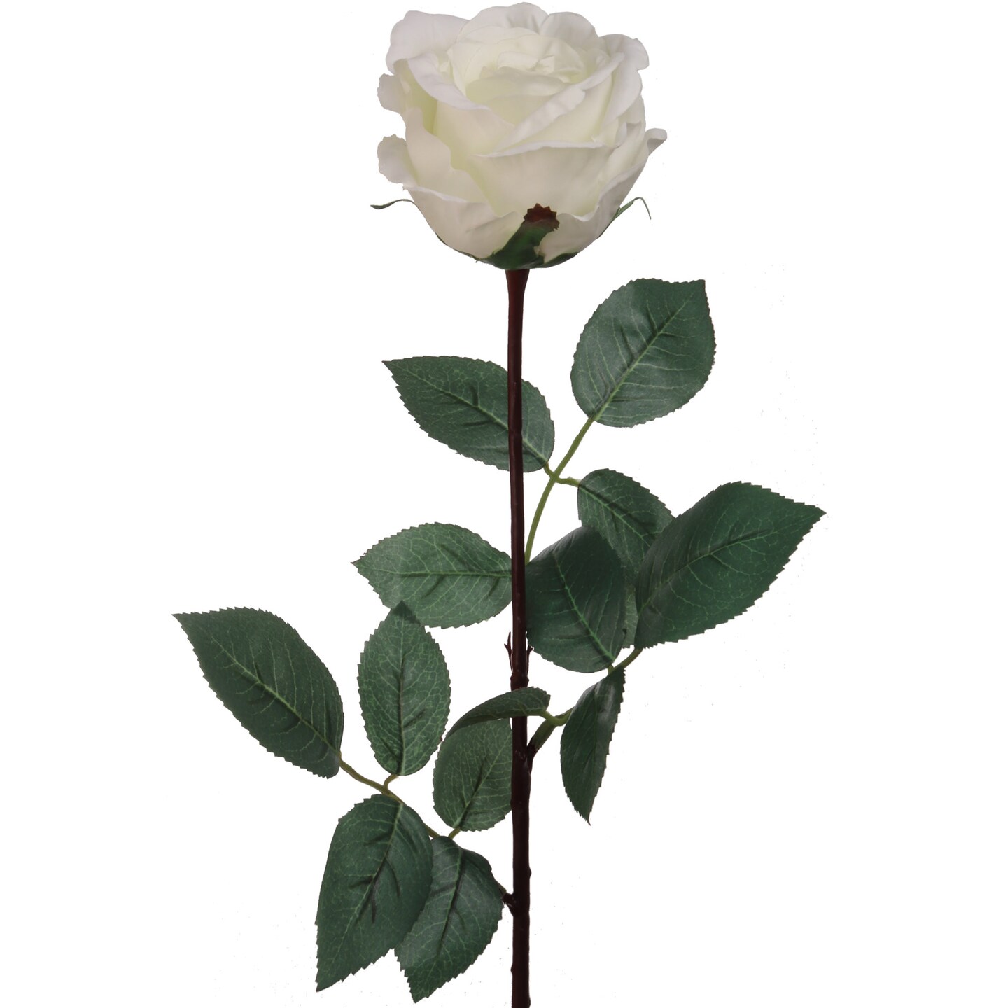 Box of 12: White Silk Rose Bud Stems - Elegant Faux Floral for Weddings, Bouquets &#x26; Home Decor, Floral Home by Artificial Flowers