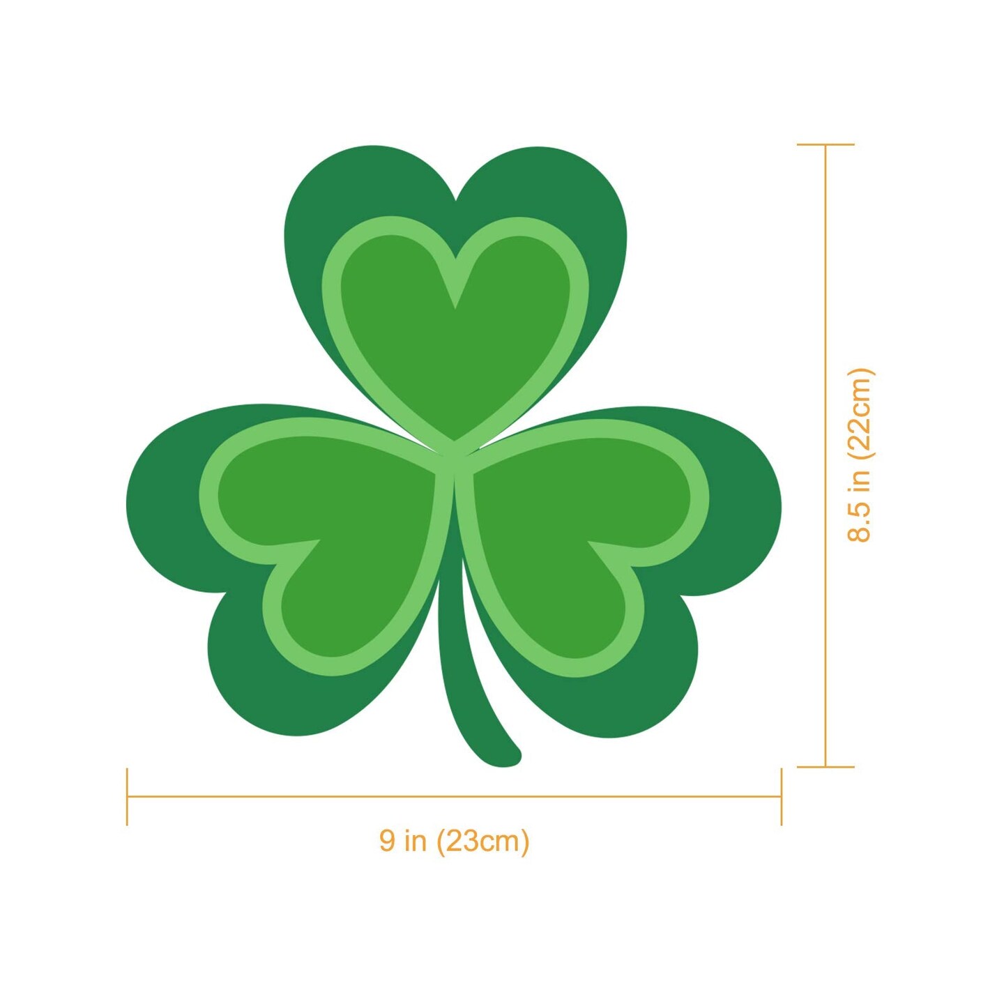 109 Pieces St Patricks Day Window Clings, Shamrock Window Stickers for St Patricks Day Decorations, 109 PCS Reusable Static Spring Window Clings for St Patricks Day Decor