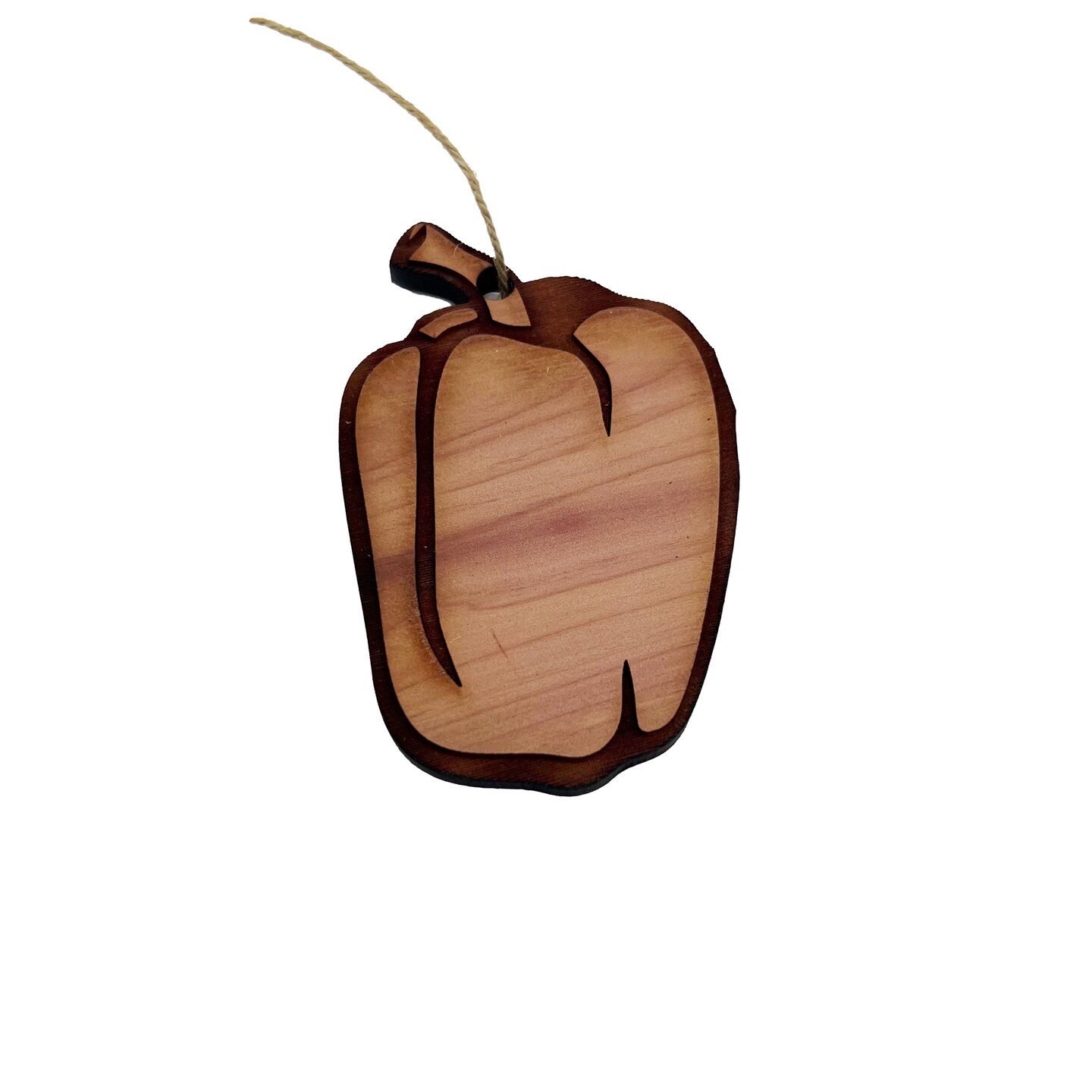 Bell Pepper - Cedar Ornament Bell Pepper - Cedar Ornament