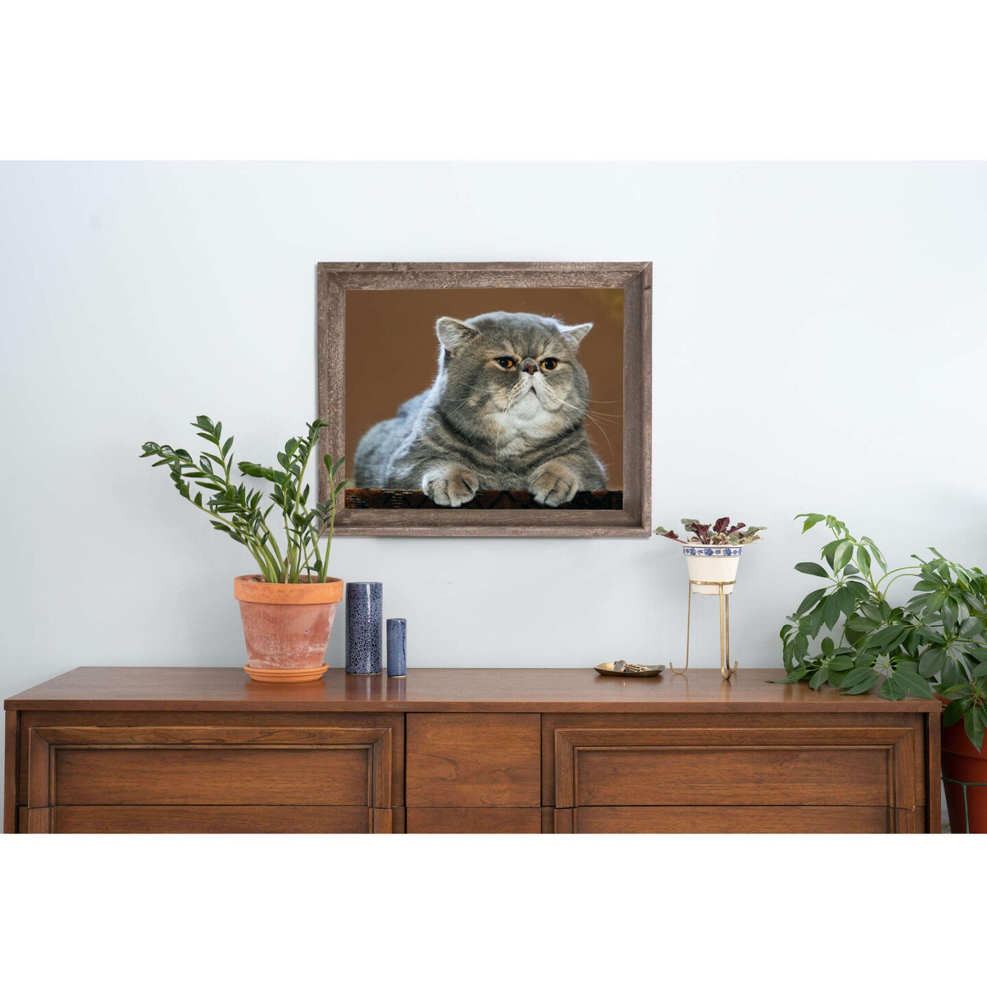 Rustic Farmhouse Signature Series 24 in. x 30 in. Reclaimed Wood Picture Frame