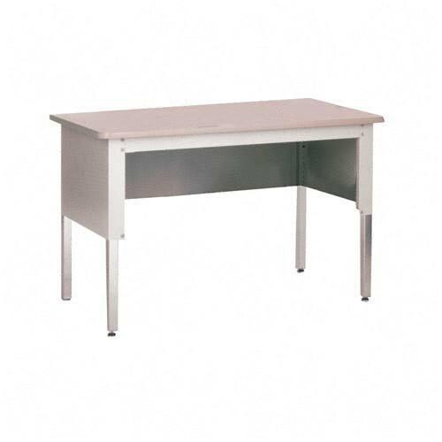 Safco Mailflow-To-Go Mailroom System Table, 30w x 30d x 29-36h, Pebble Gray