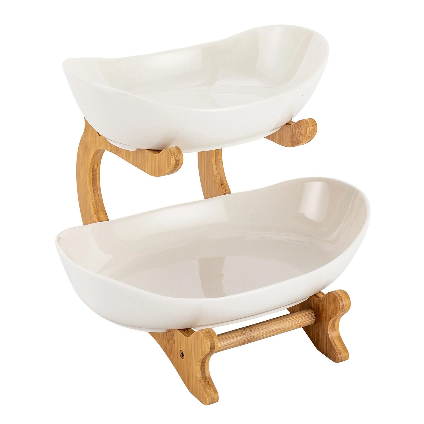 Kitcheniva Detachable Ceramic Bowl Fruit Stand