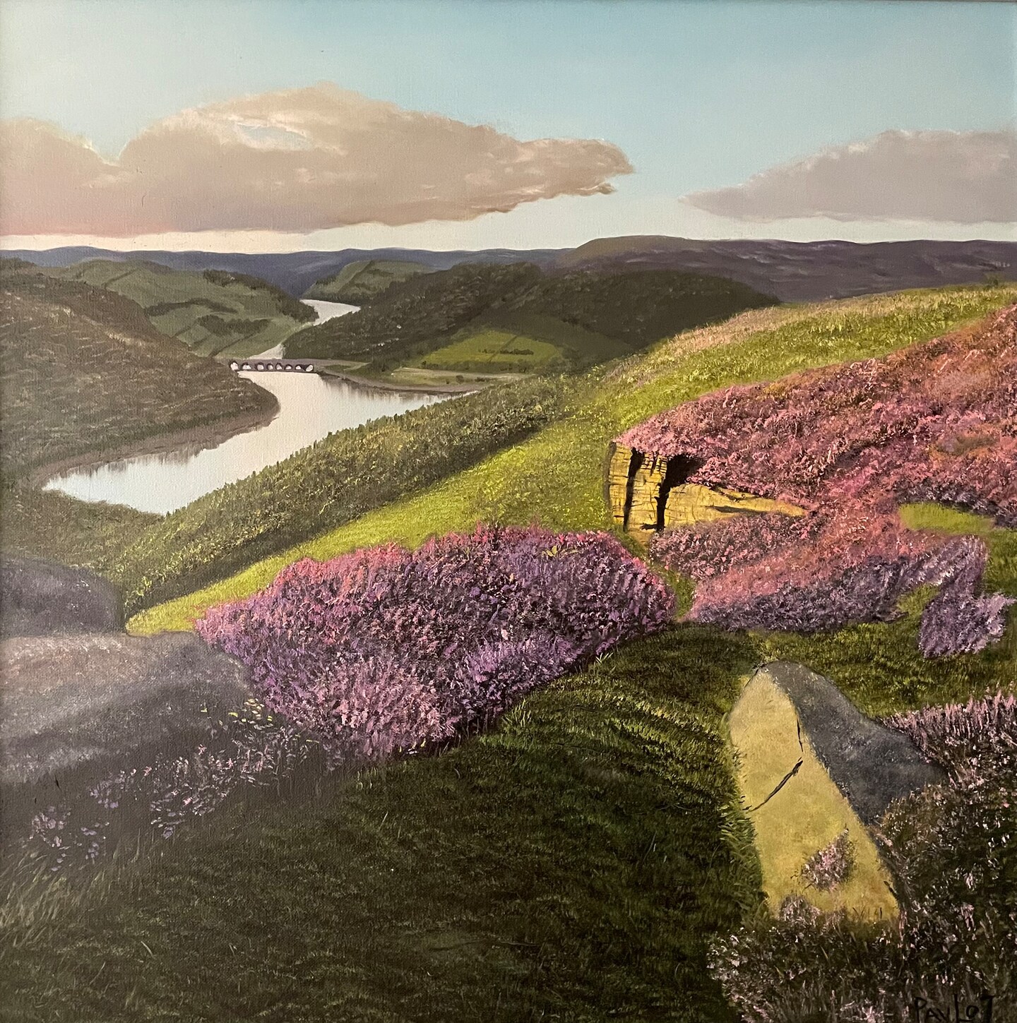 product name is Ladybower Reservoir at Bamford Edge (Derbyshire, UK)