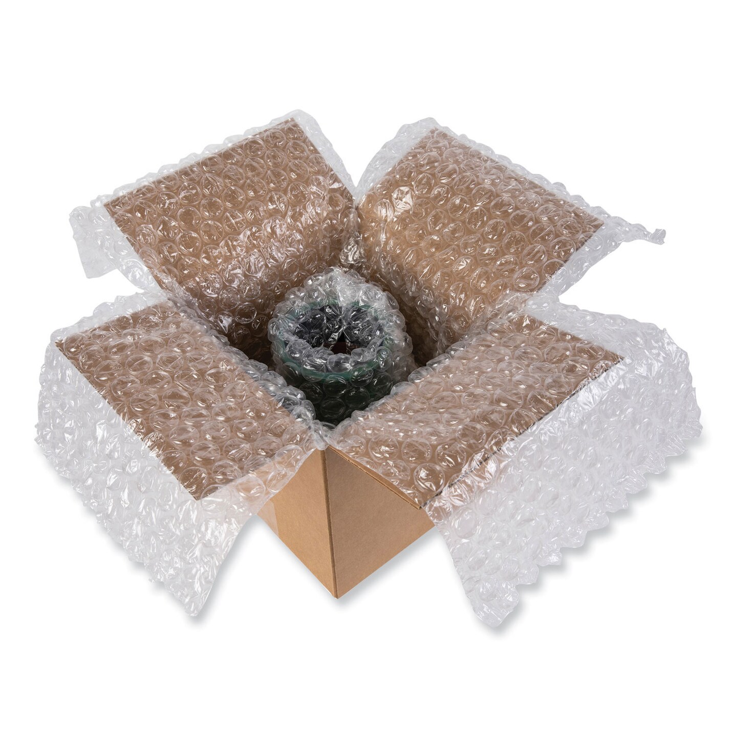 Universal Bubble Packaging, 0.31&#x22; Thick, 12&#x22; x 125 ft, Perforated Every 12&#x22;, Clear, 4/Carton