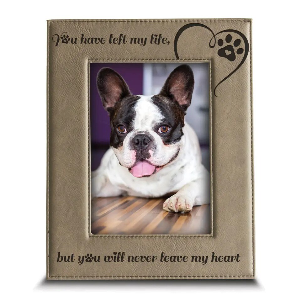 Engraved Leather Picture Frame Michaels