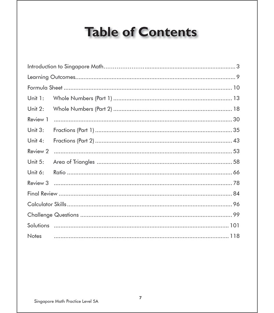 6th Grade Singapore Math Workbook, Level 5A Fractions, Addition, Subtraction, Division, Multiplication, and More Mathematics, Common Core Classroom or Homeschool Curriculum