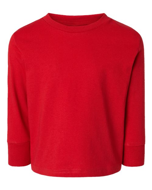 Rabbit Skins&#xAE; Toddler Cotton Jersey Long Sleeve Crewneck&#xA0;T-shirt - 3311