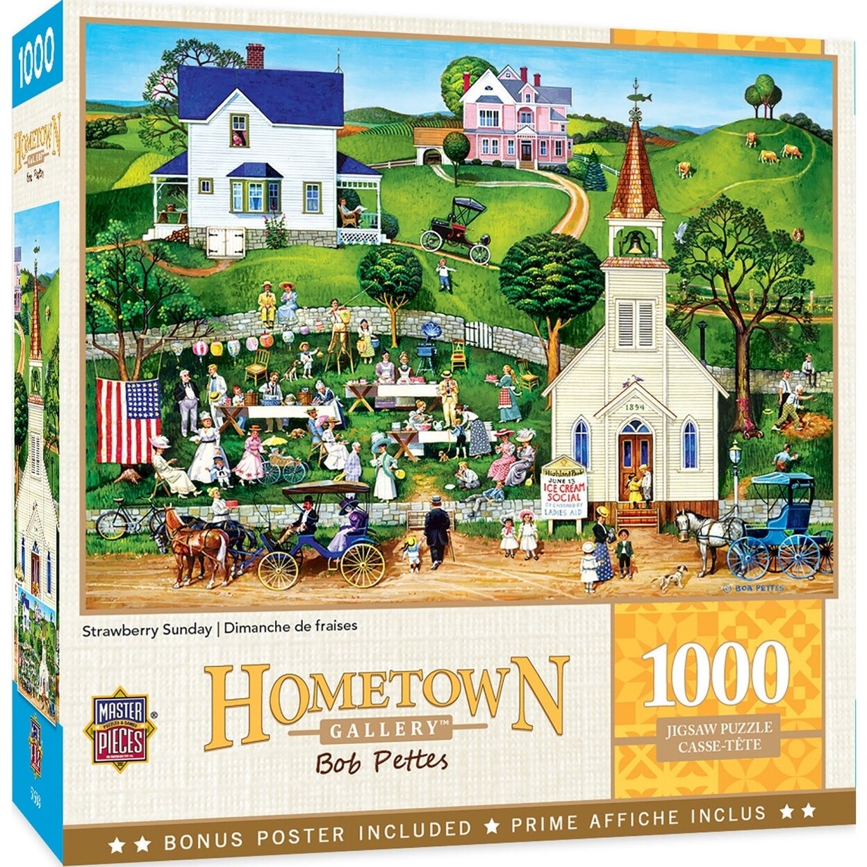 MasterPieces Hometown Gallery - Strawberry Sunday 1000 Piece Jigsaw Puzzle