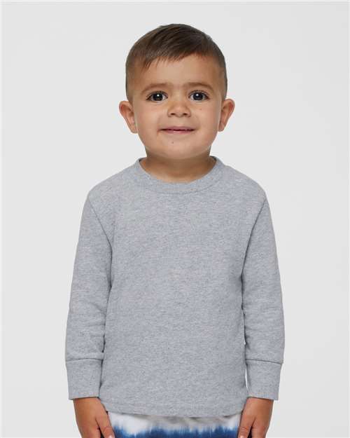 Rabbit Skins® Toddler Cotton Jersey Long Sleeve Crewneck Tee - 3311