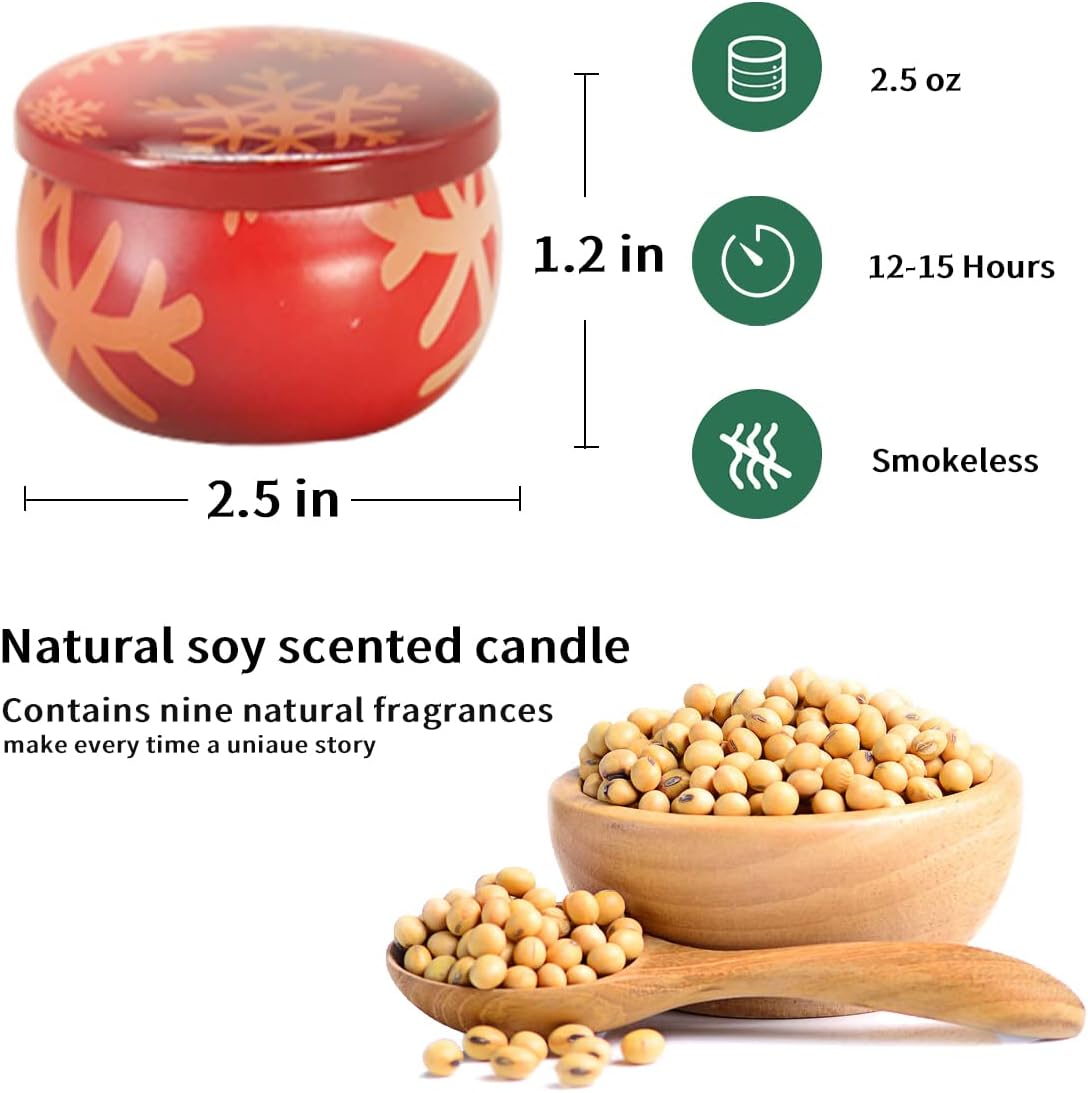 9 Packs Aromatherapy Candles Gift Sets