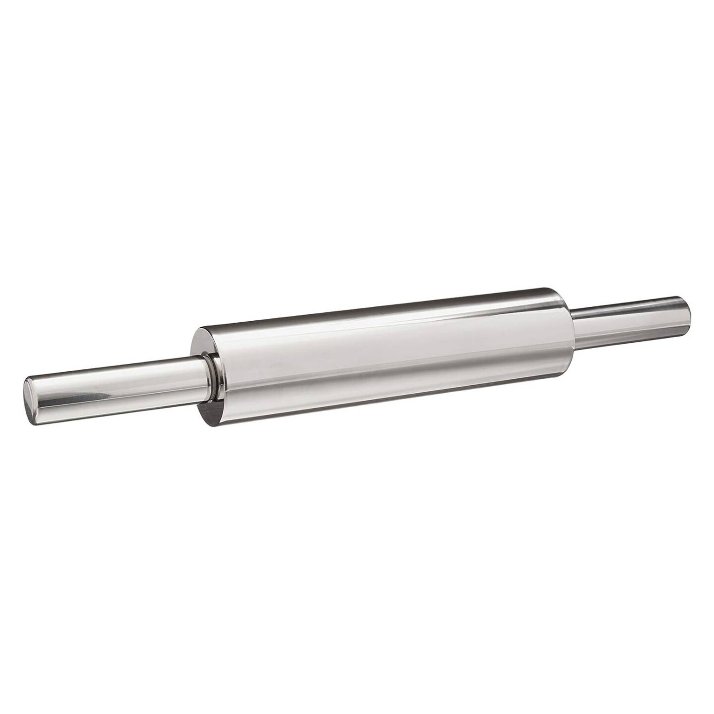 Fox Run Stainless Steel Rolling Pin, 18.5 x 2.6 x 2.8 inches, Metallic