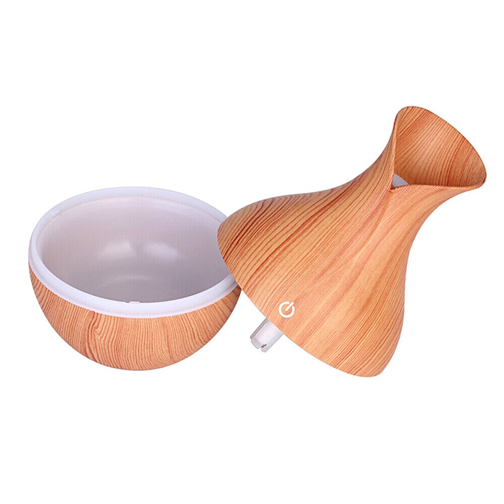 Kitcheniva Essential Oil Humidifier White Oak Grain Vase