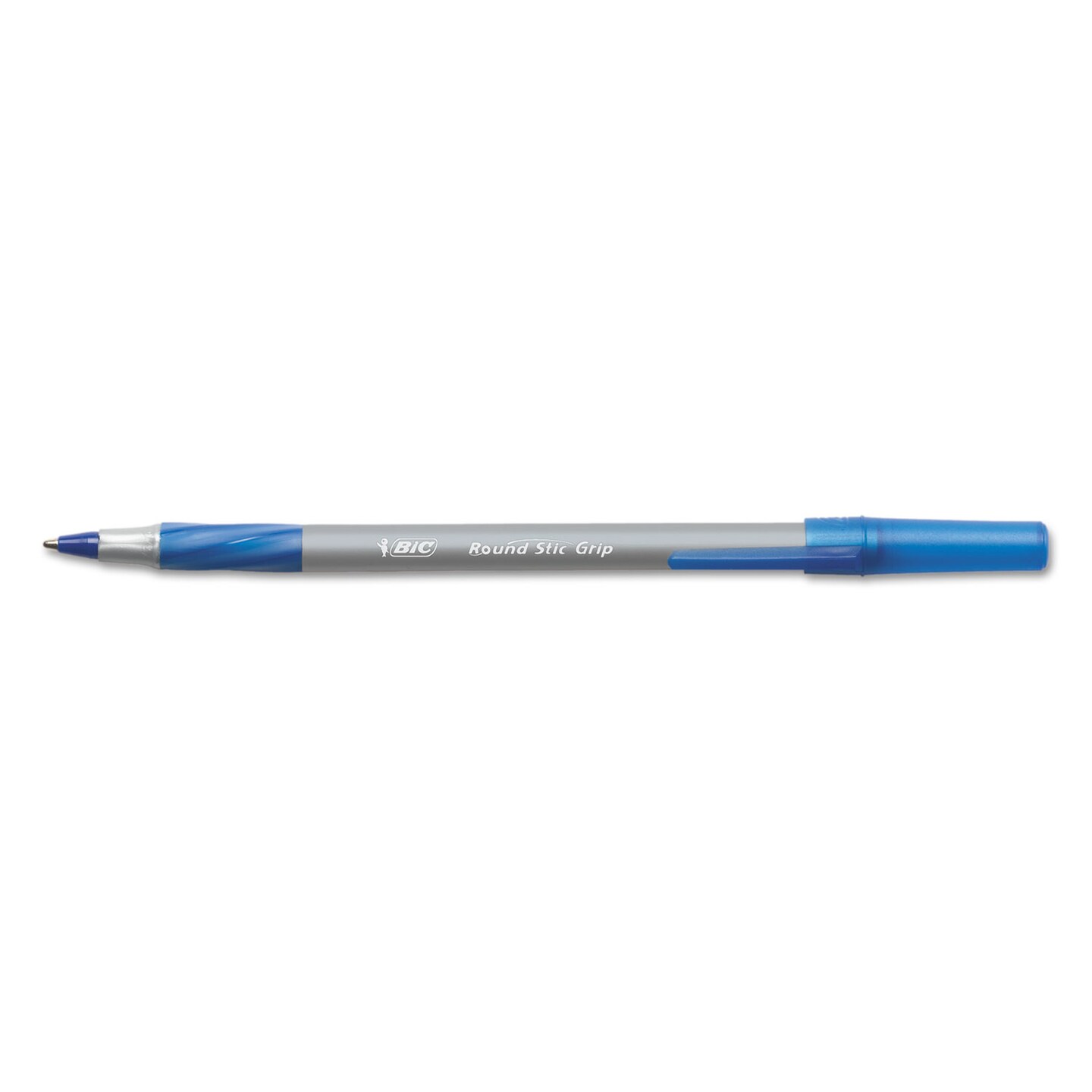 Bic Round Stic Grip Xtra Comfort Stick Ballpoint Pen, 1.2mm, Assorted Ink/Barrel, 36/Pack