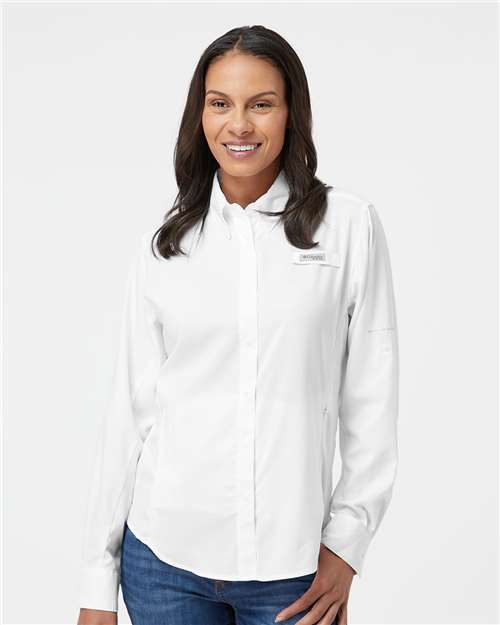 Columbia® - Women's PFG Tamiami II Long Sleeve Shirt, 2.4 oz./yd², 100%  polyester ripstop - 127570, Elevate Your Style with Enduring Comfort  Unleash Timeless Charm in our Long Sleeve Shirt – Where Fashion Meets  Function