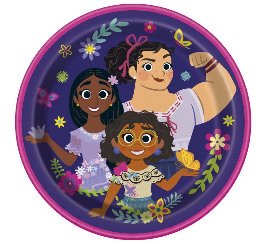 Disney Encanto Round 9&#x22; Dinner Plates, 8ct