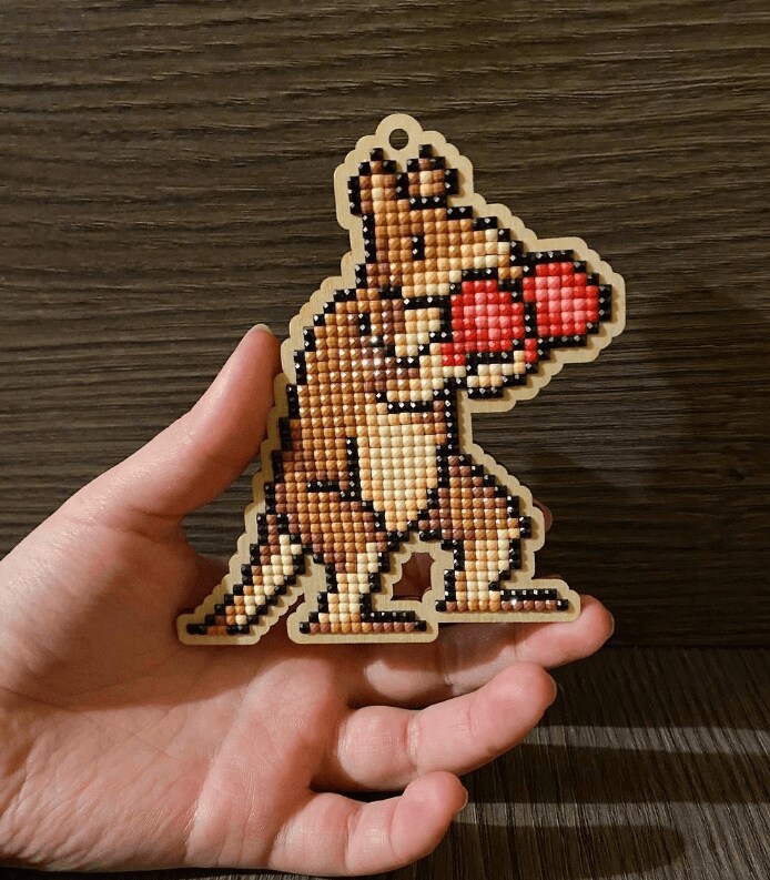 Kangaroo CSw364 Diamond Painting on Plywood Kit