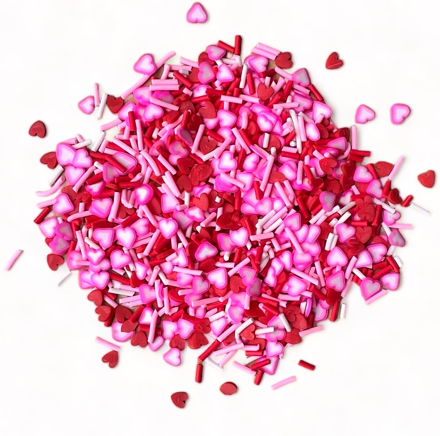 Buttons Galore and More Sprinkletz - Tiny Polymer Clay Embellishments - Romance Bundle 60 grams