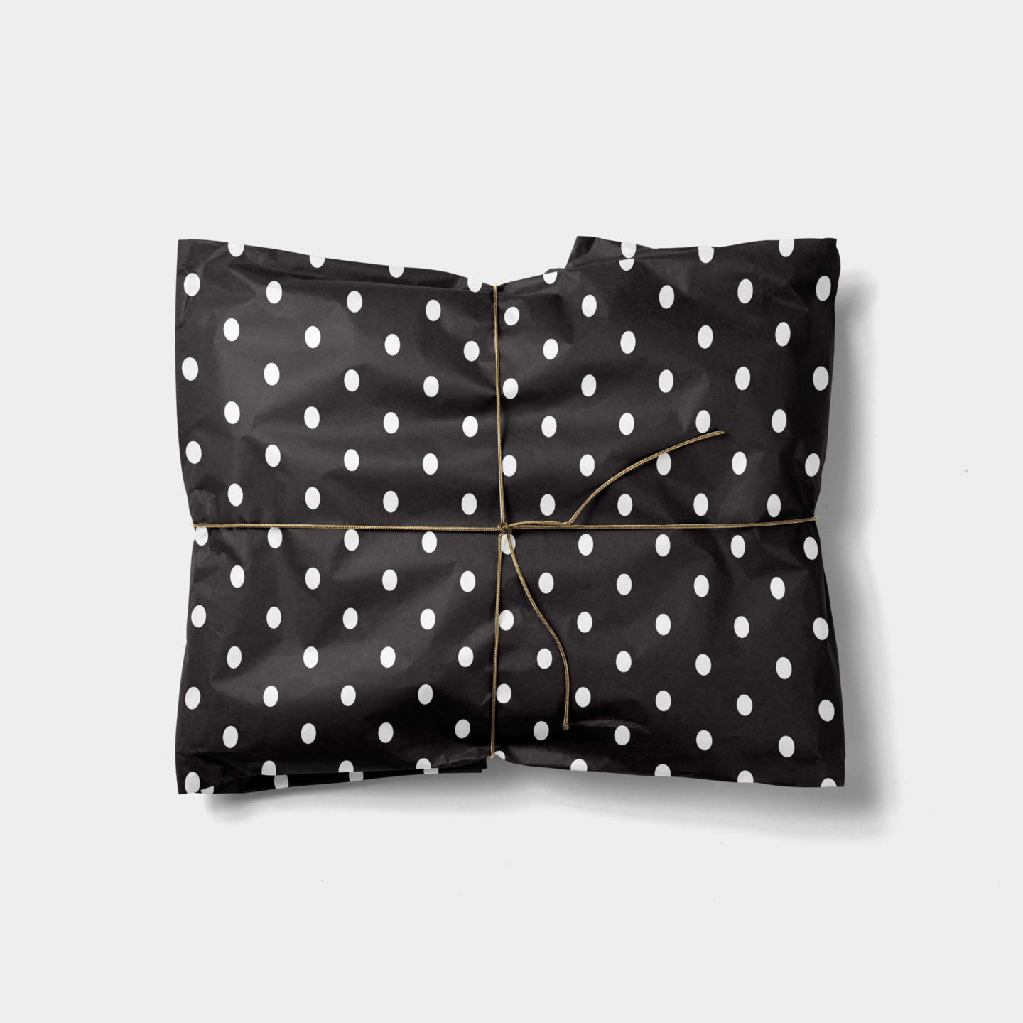 Classic Polka Dots Gift Wrap, White and | Michaels