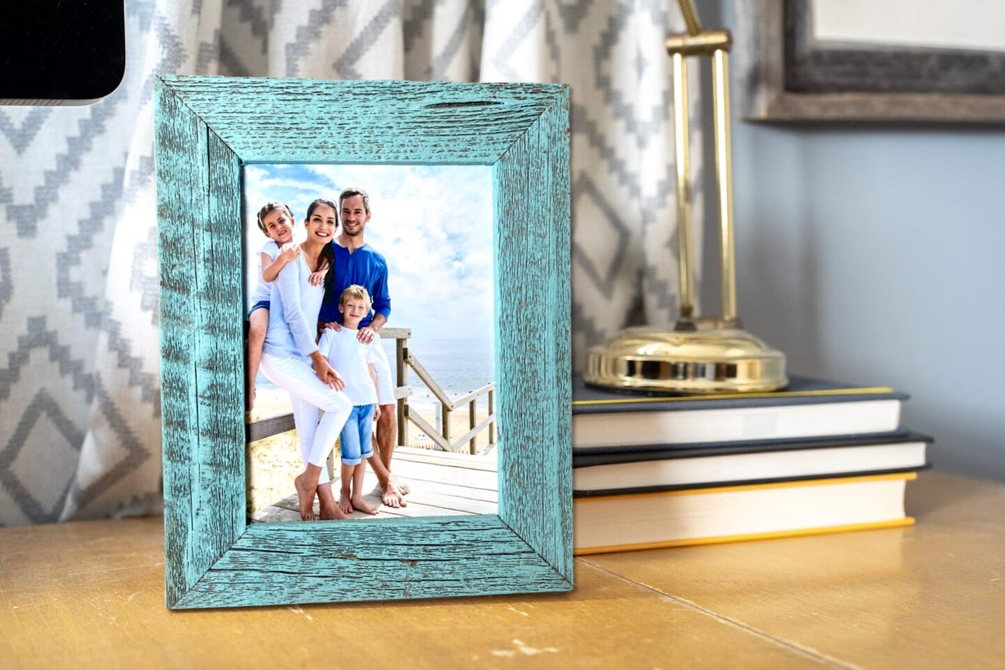 Rustic Farmhouse Standard Tabletop Reclaimed Wood Picture Frame
