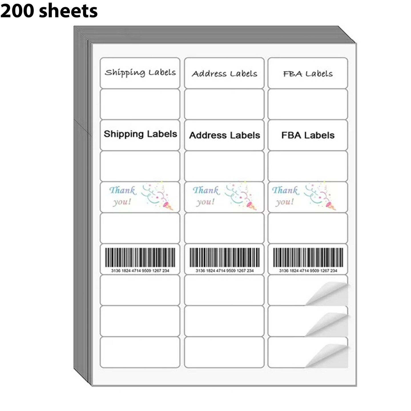 Minas Mailing Address Labels For Laserinkjet Printer 1 X 2 58 White Streamlining Your 8466