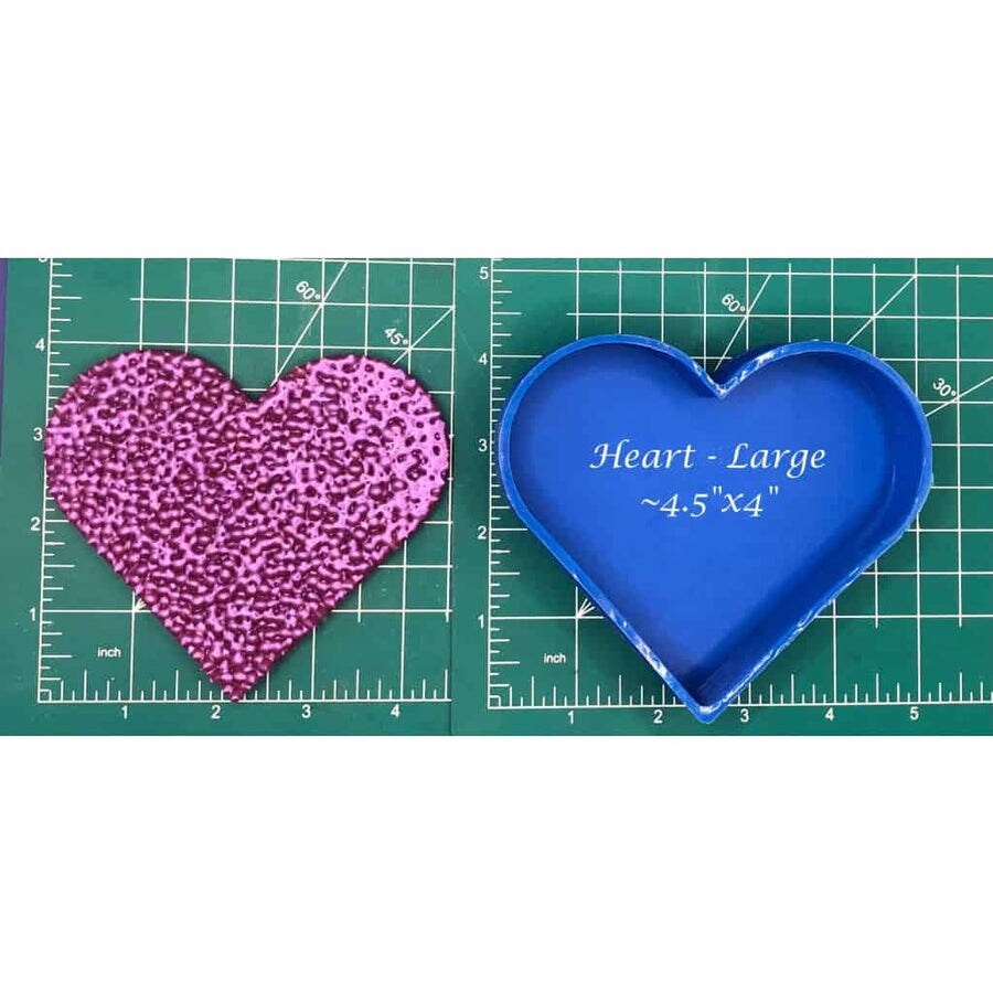 Heart Silicone Freshie Mold - 4&#x22;