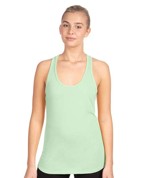 Next Level® - Women's Ideal Racerback Tank - 1533, 4 oz 60/40 combed  ring-spun cotton/polyester, Fitness apparel, featuring stylish racerback  tanks and athletic tank tops designed for ultimate comfort and peak  performance